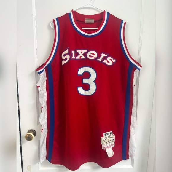 Philadelphia 76ers Allen Iverson Mitchell & Ness Hardwood Classics Jersey - Picture 1 of 4